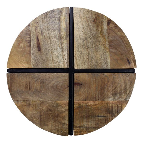 Stolik z drewna mangowca HSM collection Jackso, 40x51 cm-image-4