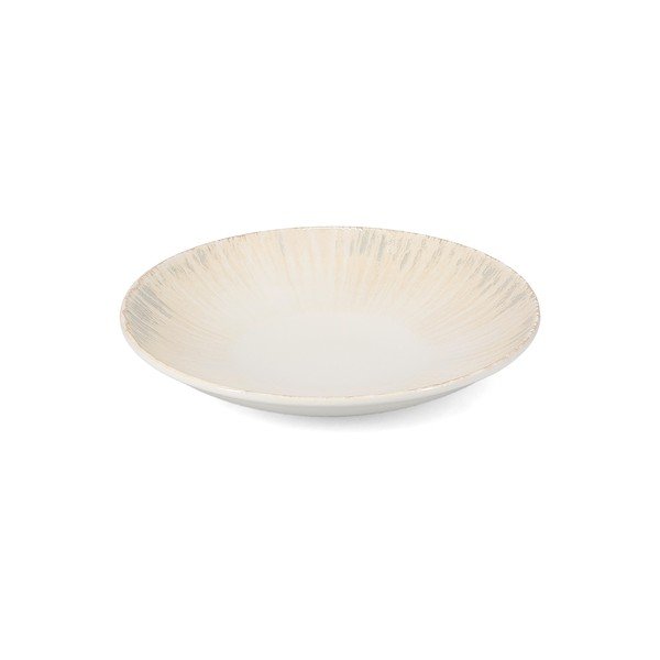 Jasnoszary głęboki porcelanowy talerz ø 25,5 cm Nuance – BonBistro