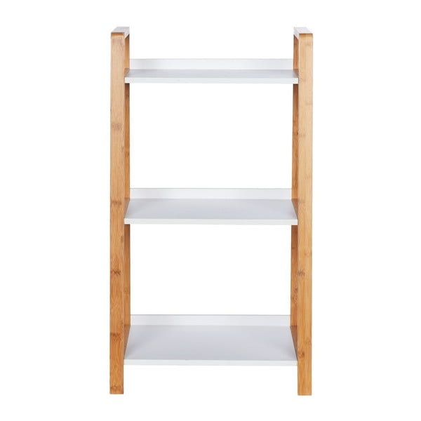 Bambusowy regał łazienkowy z 3 półkami Wenko Finja-image-1