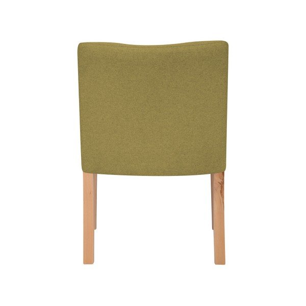 Żółty fotel z podłokietnikami Micadoni Home Marcino-image-3