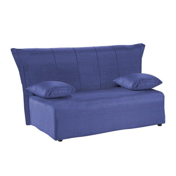 Niebieska rozkładana sofa trzyosobowa 13Casa Cedro