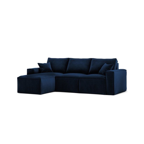 Ciemnoniebieska narożna sofa Cosmopolitan Design Florida, lewostronna-image-2