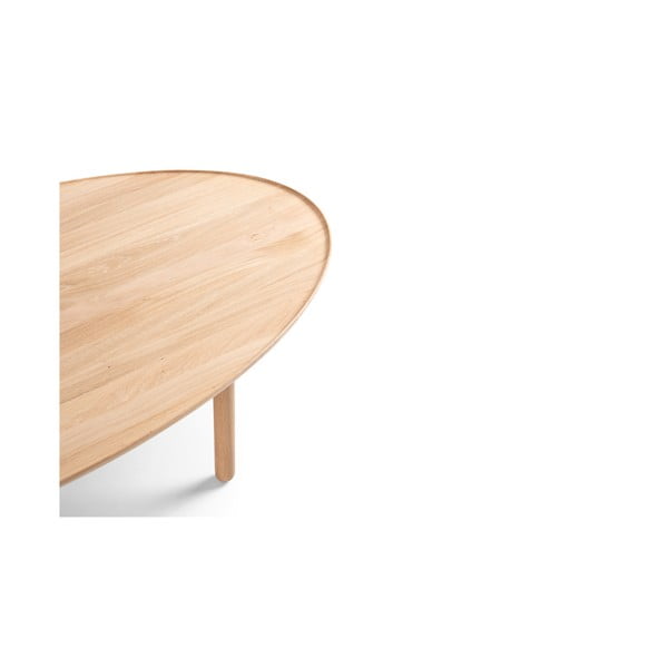 Naturalny stolik z drewna dębowego 65x120 cm Mu – Gazzda-image-3