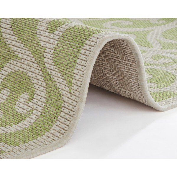 Zielono-beżowy chodnik odpowiedni na zewnątrz NORTHRUGS Nebo, 70x200 cm-image-1