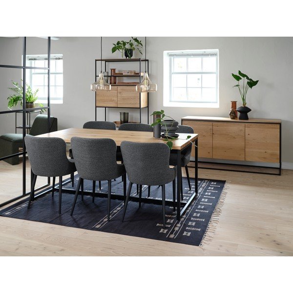 Stół z blatem w dekorze dębu 90x180 cm Rivoli – Unique Furniture-image-2