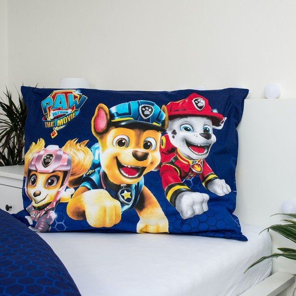 Ciemnoniebieska dziecięca bawełniana pościel Jerry Fabrics Psi Patrol, 140x200 cm-image-1