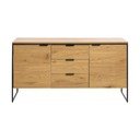 Komoda w dekorze dębu w naturalnym kolorze 155x81x45 cm Cesura – Unique Furniture