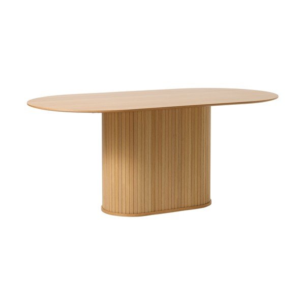 Stół z blatem w dekorze dębu 95x180 cm Nola – Unique Furniture