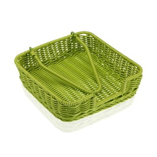 Zielony serwetnik Versa Wonda, 20x20 cm