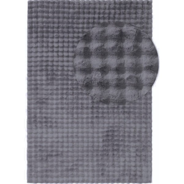 Antracytowy dywan odpowiedni do prania 200x290 cm Bubble Anthracite – Mila Home