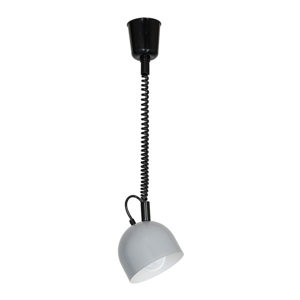 Czarno-szara lampa wisząca Glimte Mini Grey Uno