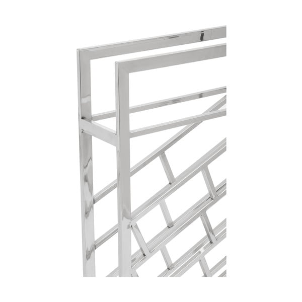 Metalowy regał na wino w kolorze srebra z połyskiem liczba butelek 24 Barolo – Premier Housewares-image-4