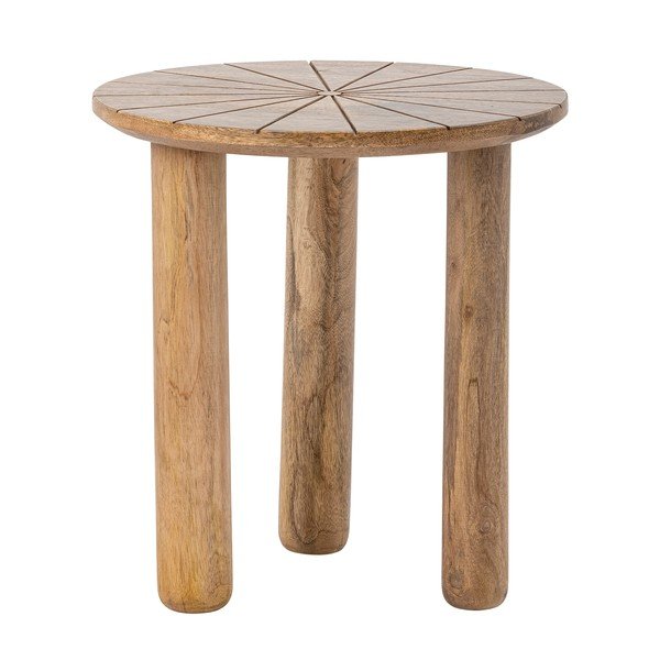 Okrągły stolik z litego drewna mango ø 40 cm Stella – Bloomingville