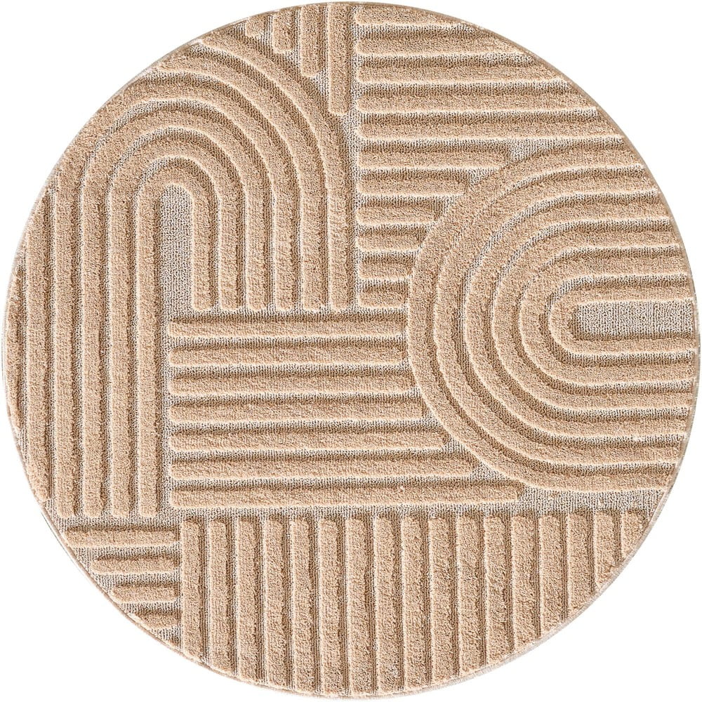 Jasnoróżowy okrągły dywan ø 200 cm Art 1121 – Ayyildiz Carpets