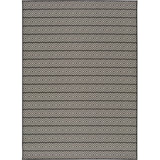 Ciemnoszary dywan zewnętrzny Universal Tokio Stripe, 60x110 cm