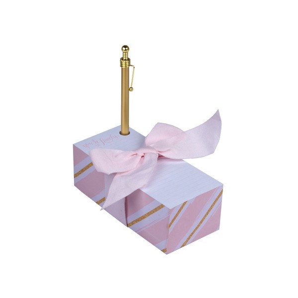 Bloczek z długopisem Tri-Coastal Design Rosé-image-3