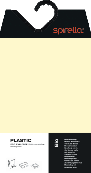 Zasłona prysznicowa 180x200 cm Bio – Spirella-image-2