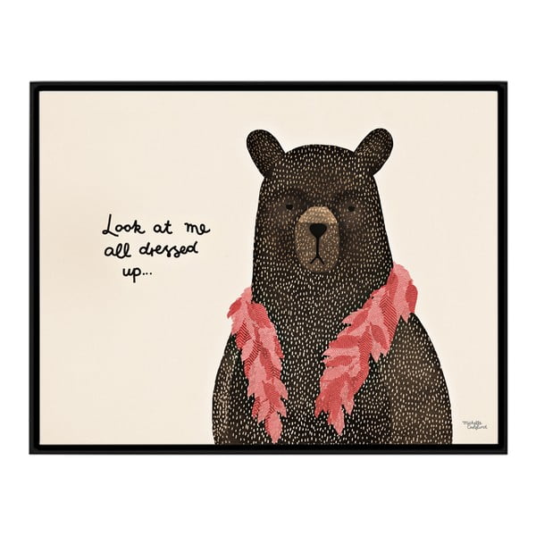 Plakat Michelle Carlslund Bear Dress Up Boa, 30x40 cm