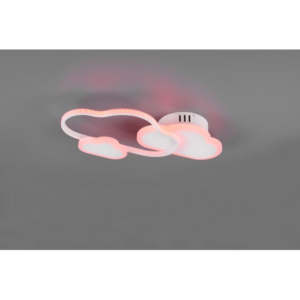 Biała lampa dziecięca 52x25 cm Cloudy – Reality-image-4