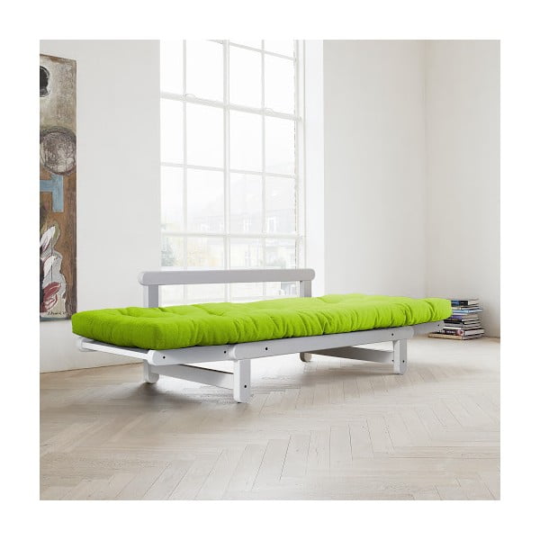 Sofa rozkładana Karup Beat White/Lime-image-2