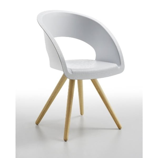 Białe krzesło biurowe Zago Que Six