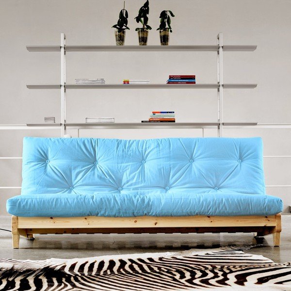 Sofa rozkładana Karup Fresh Raw/Celeste-image-1
