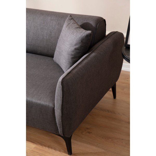 Ciemnoszara sofa narożna Belissimo, narożnik lewy – Balcab Home-image-4
