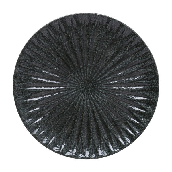 Czarna taca dekoracyjna A Simple Mess Alberte, 10,5 cm