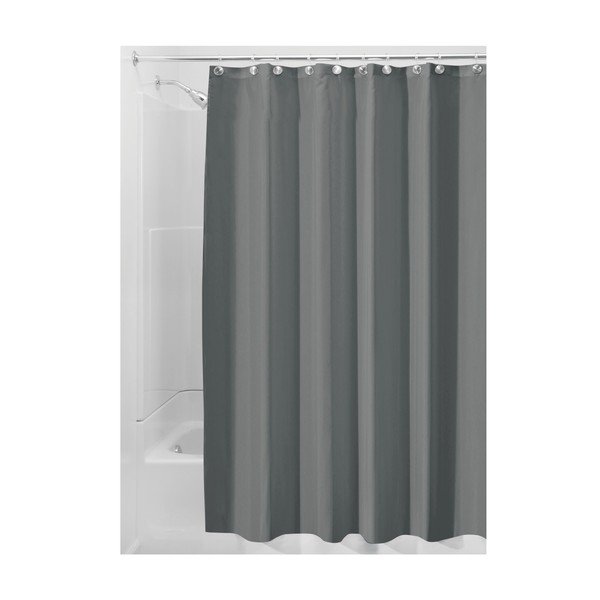 Szara zasłona prysznicowa iDesign, 180x200 cm-image-2