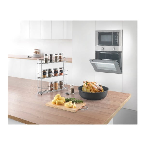 Regał na przyprawy z 3 półkami Metaltex Kumino-image-1