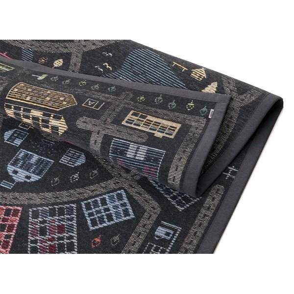 Czarny dwustronny dywan dziecięcy Narma Ülejõe, 140x200 cm-image-2