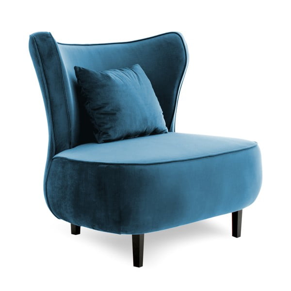 Niebieski fotel Vivonita Douglas Love Seat