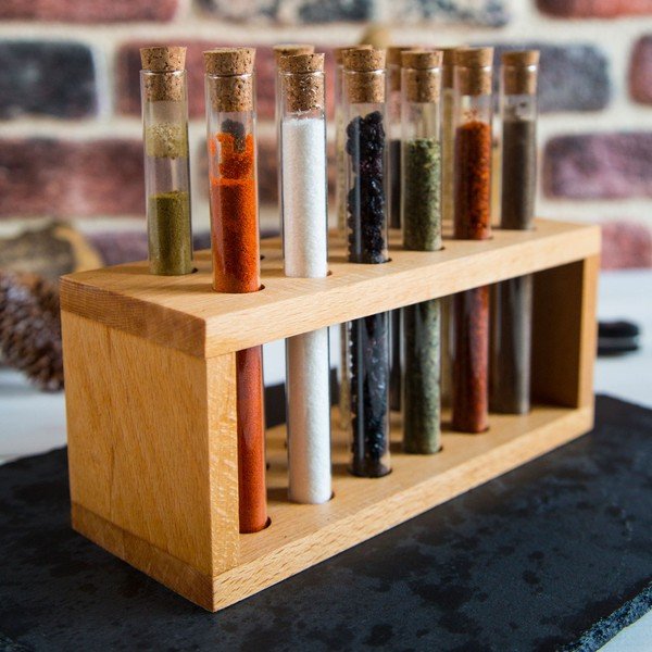 Zestaw pojemników na przyprawy 12 szt. ze stojakiem – Hermia-image-3