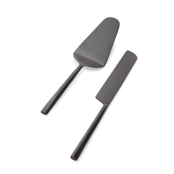 Zestaw noża i łopatki do ciast 2 szt. ze stali nierdzewnej Hestia – Bizzotto-image-1