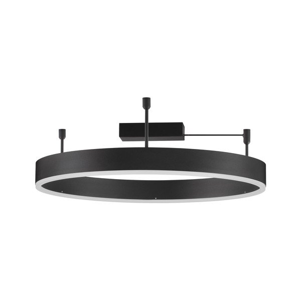 Aluminiowa lampa sufitowa LED ze ściemniaczem w kolorze matowej czerni Motif – Nova Luce