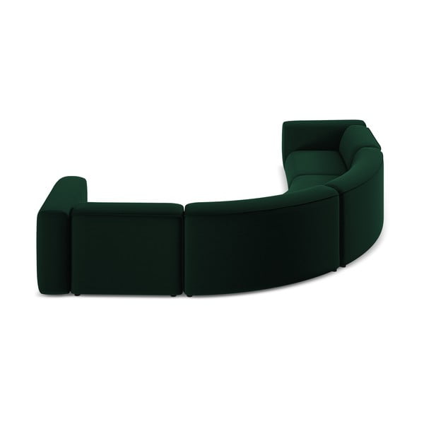 Ciemnozielony aksamitny narożnik Ekahi – Makamii-image-4