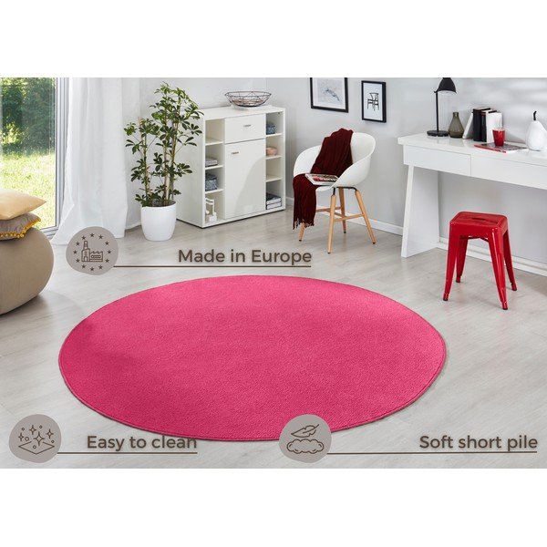 Różowy okrągły dywan ø 133 cm Fancy – Hanse Home-image-3