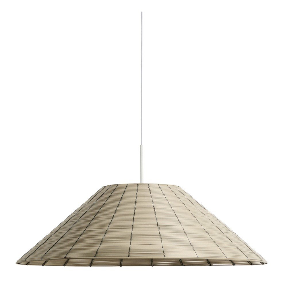 Beżowy abażur z imitacji rattanu ø 70 cm Saranella – Kave Home