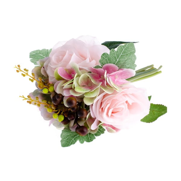 Sztuczny kwiat dekoracyjny w stylu róży i hortensji Dakls