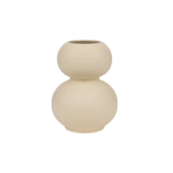 Beżowy ceramiczny wazon (wysokość 36 cm) Tuga – noo.ma