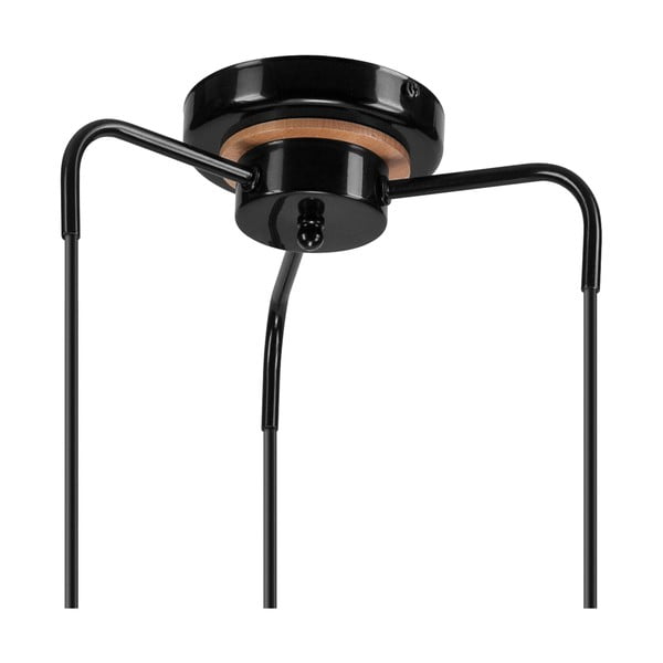 Czarna lampa wisząca Angelina – LAMKUR-image-4