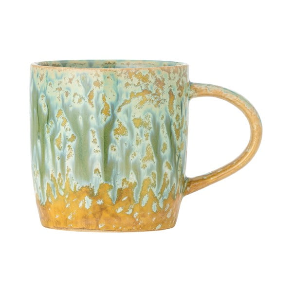 Żółto-jasnozielona kamionkowa filiżanka 400 ml Milani – Bloomingville