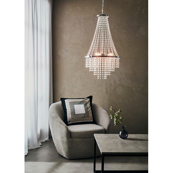 Biała lampa wisząca Markslöjd Allington Chandelier, ø 38 cm-image-1