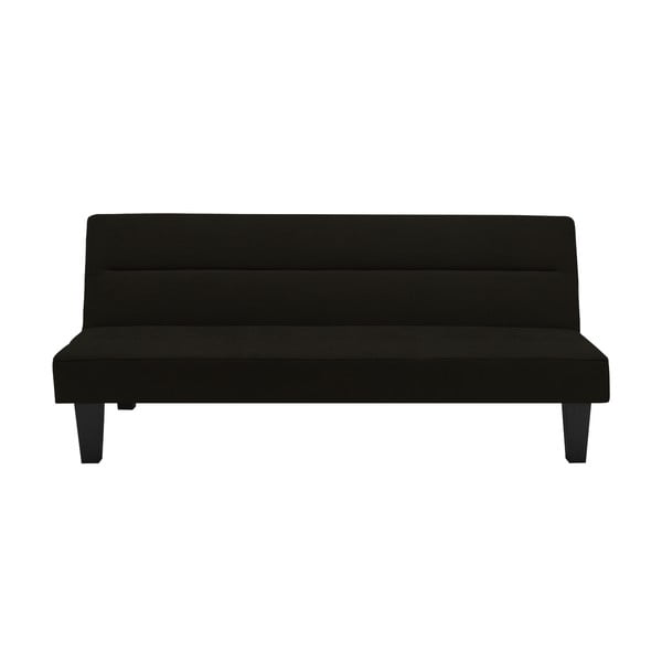 Czarna sofa rozkładana 175 cm Kebo – Støraa