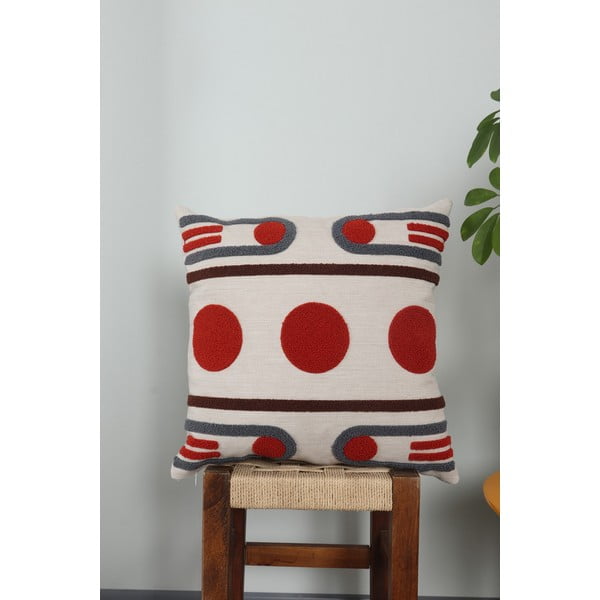 Lniana poszewka na poduszkę 43x43 cm Geometrik – Mioli Decor-image-1