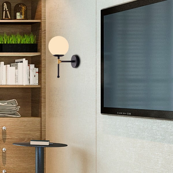 Czarny kinkiet Squid Lighting Kruva, wys. 35 cm-image-3