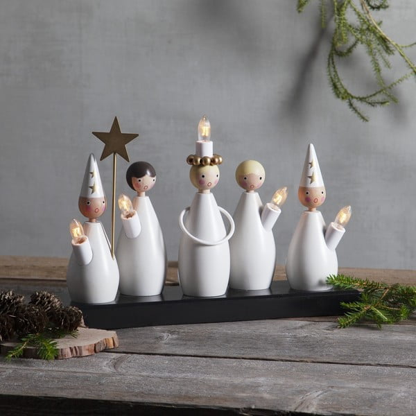 Czarno-biała dekoracja świetlna do kontaktu Luciakör – Star Trading-image-1