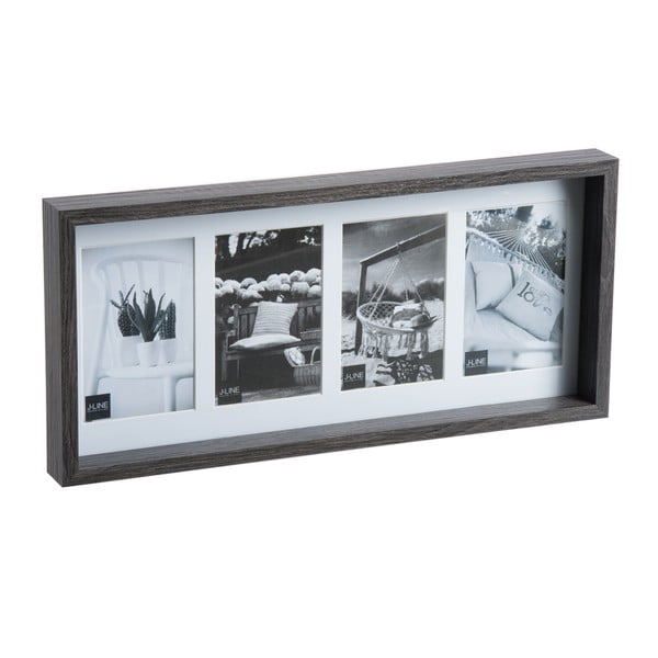 Ramka na zdjęciana 4 fotky Black Frame, 22x47 cm