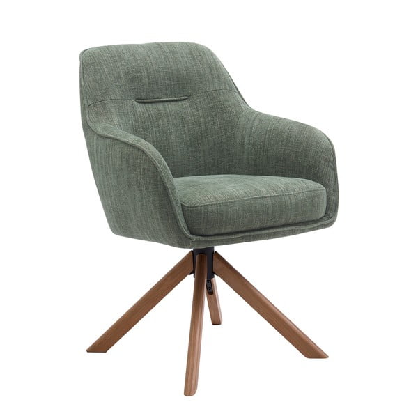 Zielone tapicerowane fotele jadalniane zestaw 2 szt. Avola – Unique Furniture