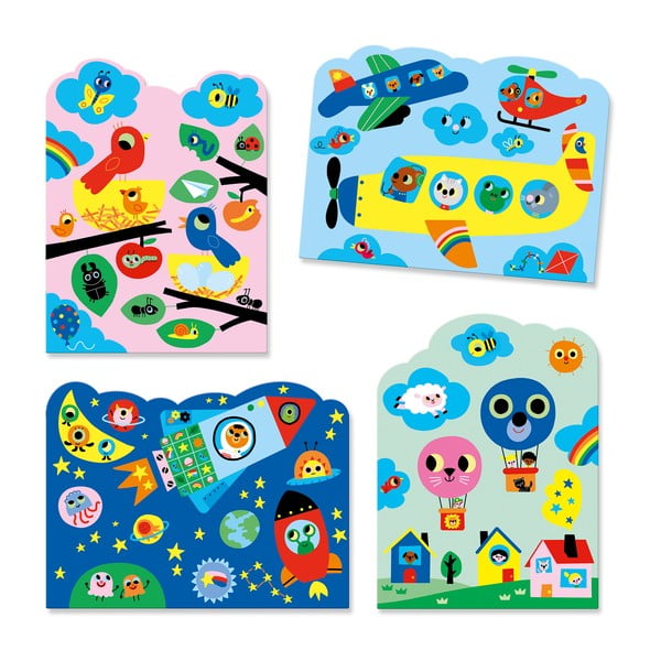 Magiczne kolorowanki wodne Djeco Zwierzątka-image-1